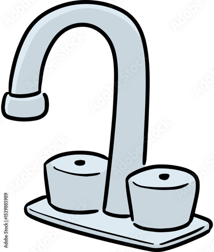 Illustration of faucet
