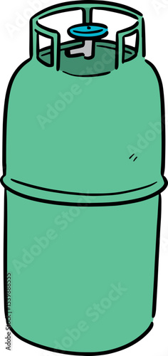 Illustration of gas tank
