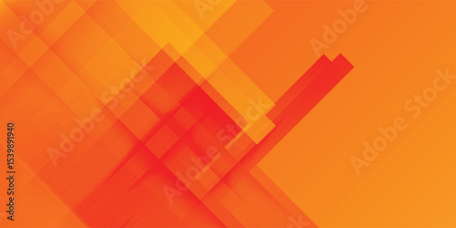 Abstract orange background with diagonal lines. Dynamic shapes composition. modern arts