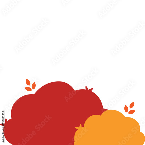 Autumn Bush Illustration