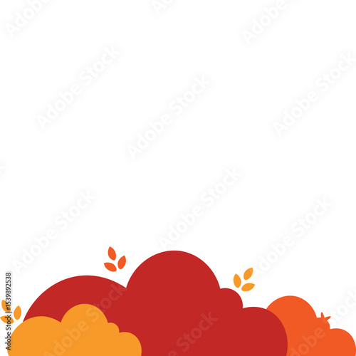Autumn Bush Illustration