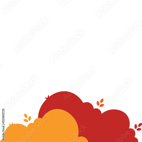 Autumn Bush Illustration