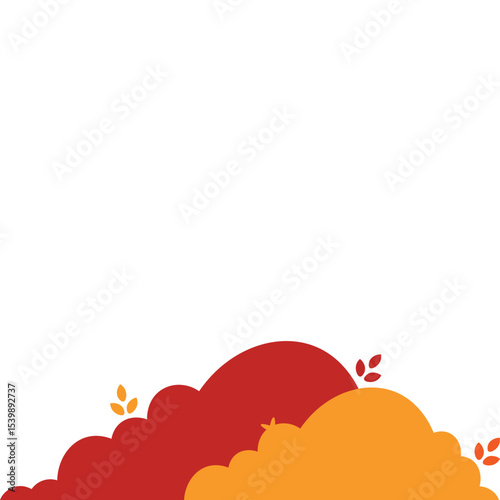 Autumn Bush Illustration