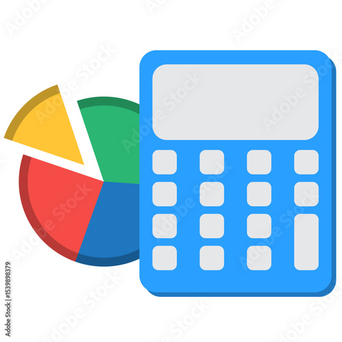 Flat Business Expenses Icon Set