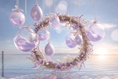 happy easter 225 background with newly color bunny and best color combintaion  board abstract light color background in pst card 