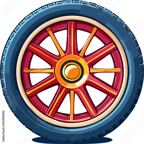 wheel of the car