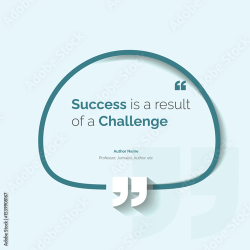 Bubble testimonial banner, quote, infographic. Social media post template designs for quotes. Empty speech bubbles, quote bubbles