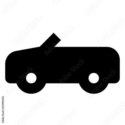 transportation solid icon set