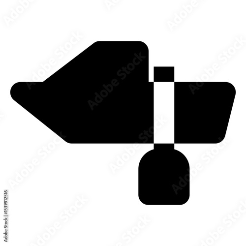 transportation solid icon set