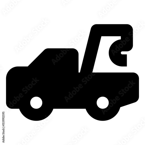 transportation solid icon set