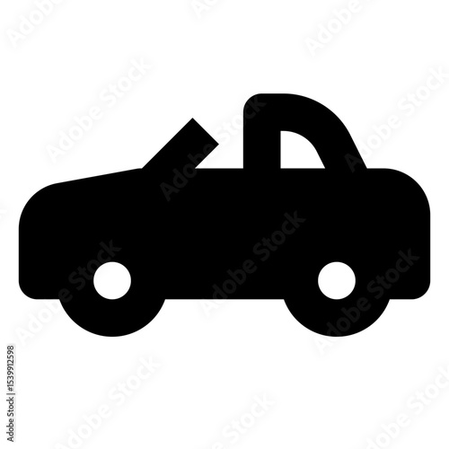 transportation solid icon set