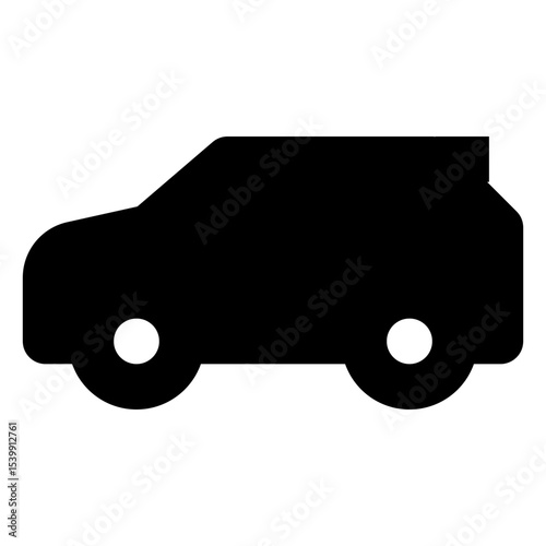 transportation solid icon set