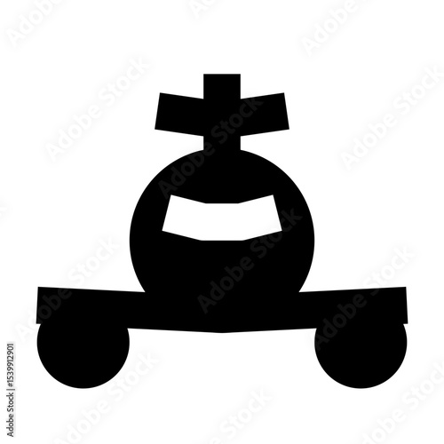 transportation solid icon set