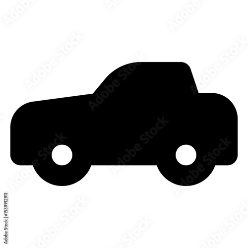 transportation solid icon set