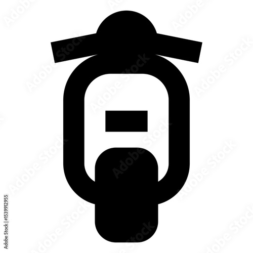 transportation solid icon set