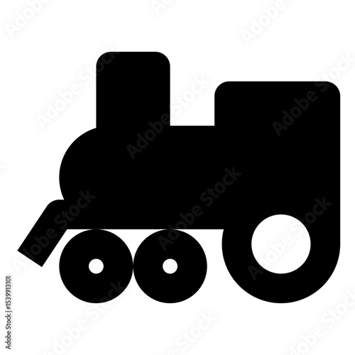 transportation solid icon set