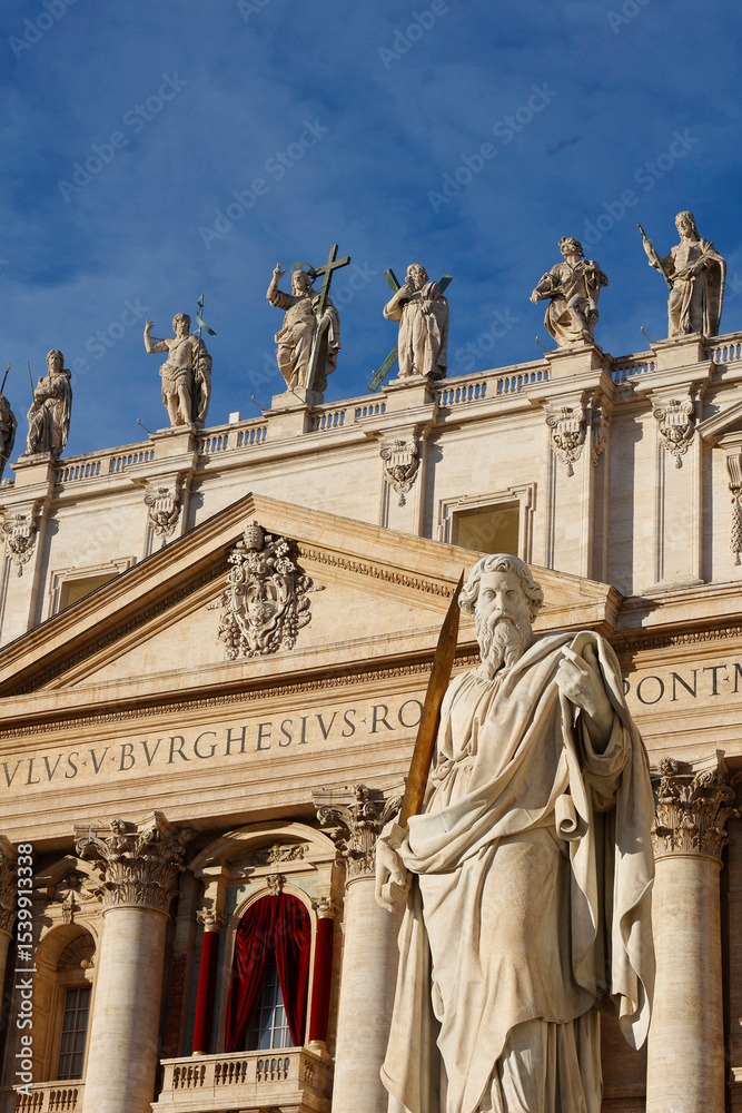 Fototapeta premium Saint Peter’s basilica, Rome, Lazio, Vatican, Italy