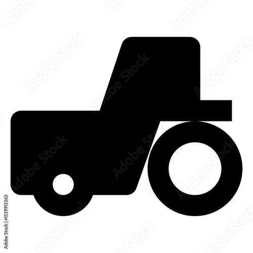 transportation solid icon set