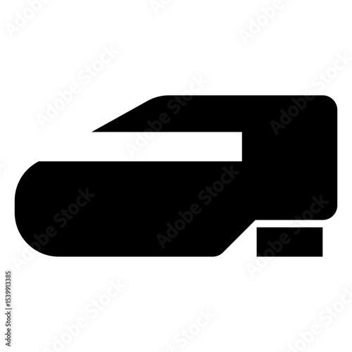 transportation solid icon set
