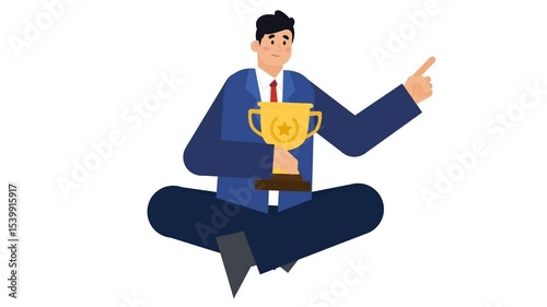 business man with a question mark