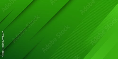 Abstract green sporty background template vector with shiny lines and lights. Green background with strong pattern design.Eps10 vector
