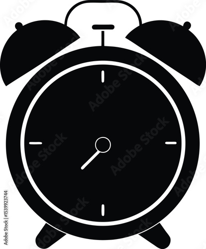 alarm clock isolated on white