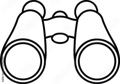 vector illustration of an old telescope