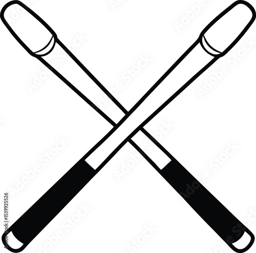 baseball bat and ball