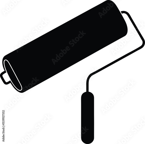 vector illustration of a roller