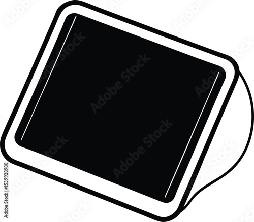 tablet pc with blank screen