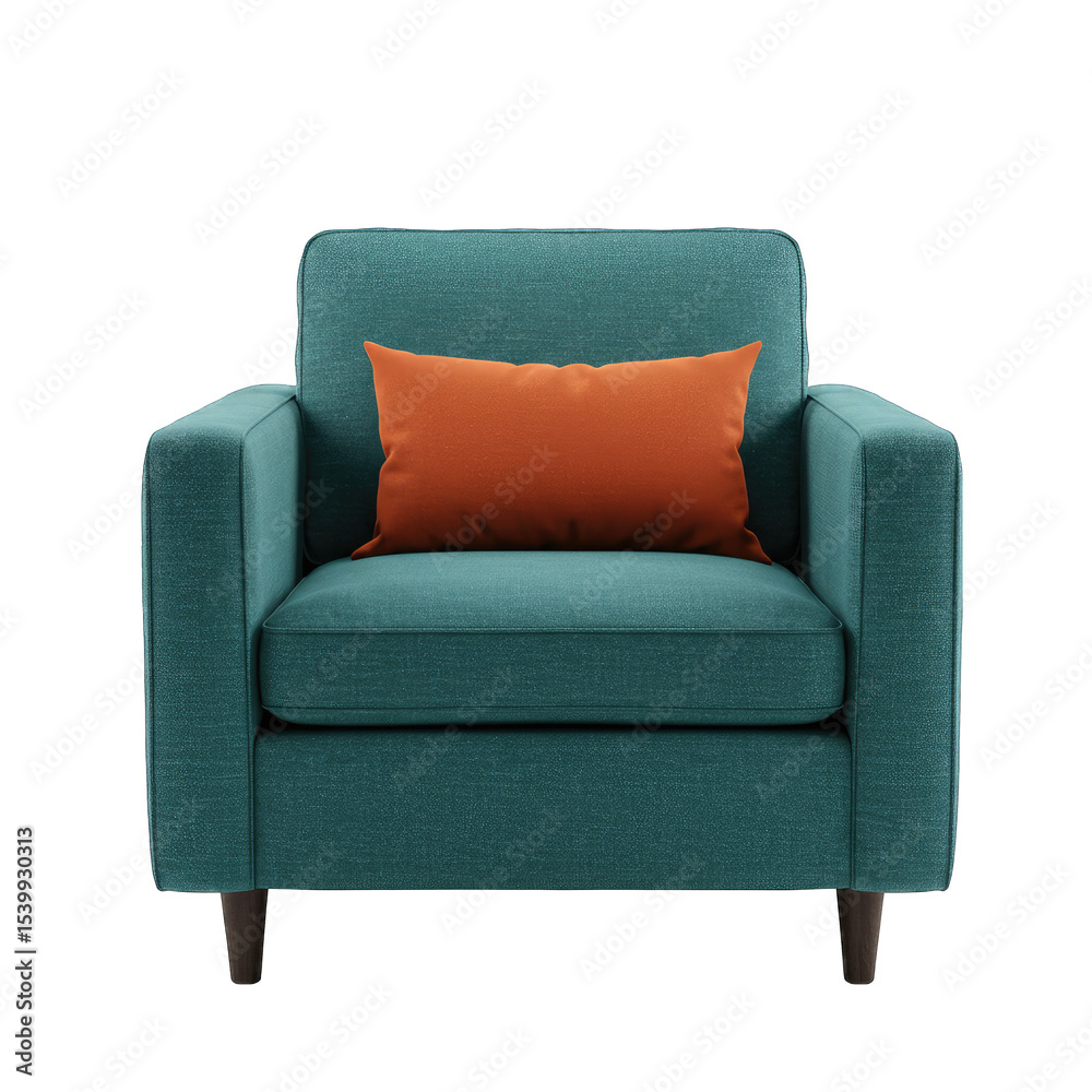Fototapeta premium sofa isolated on white