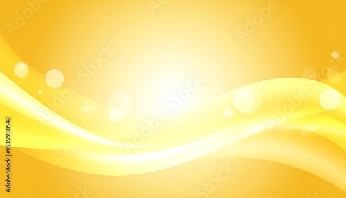 Golden Abstract Wave Background.