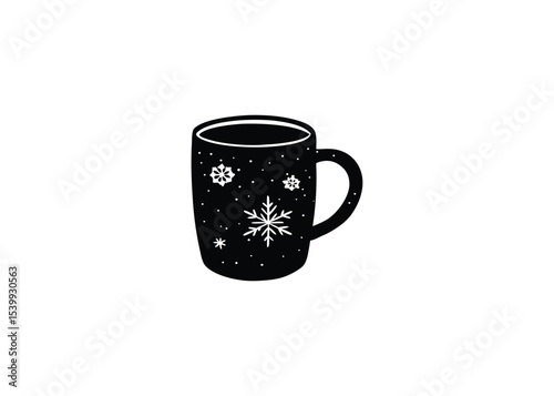 cristmas-mug-on-the-snow-.eps
