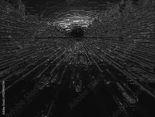 broken glass background