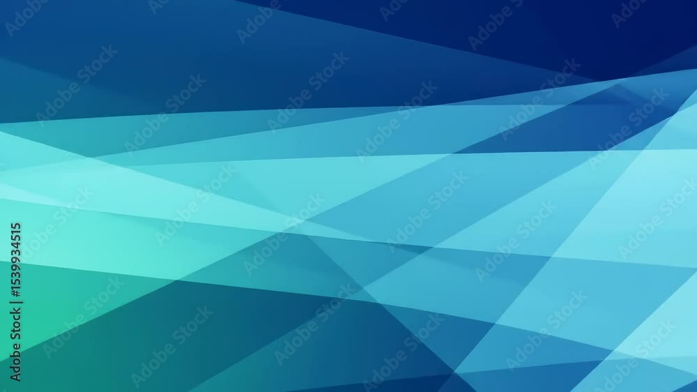 Abstract background featuring vibrant blue and green geometric shapes creating a modern digital gradient design.