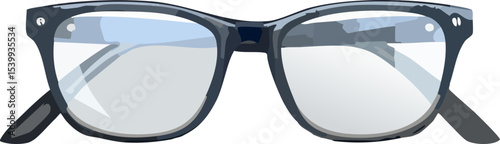 glasses isolated on white