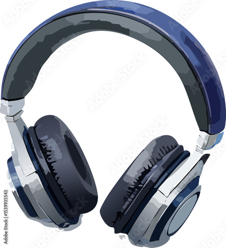 headphones isolated on white background