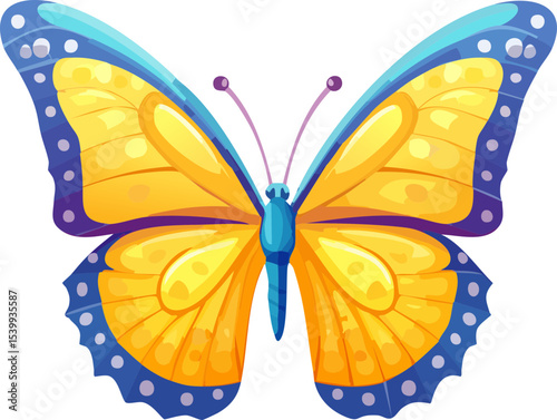 set of butterflies