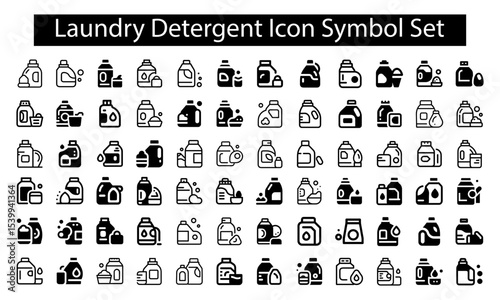 laundry detergent icon Symbol Set.svg. creative modern icon set, Professional Symbol download scalable vector file