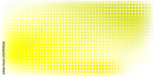 Yellow Gradient Background With Star Pattern in Abstract Design