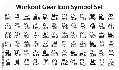 workout gear icon Symbol Set.svg. creative modern icon set, Professional Symbol download scalable vector file