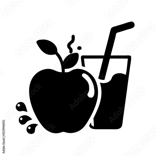 apple juice and apple