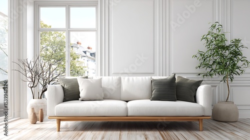 Wallpaper Mural Clean sofa design with modern simplicity high resolution picture Torontodigital.ca
