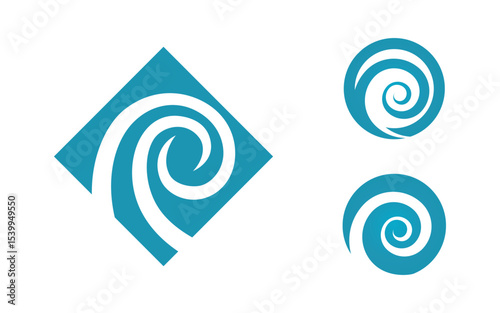 R Letter Logo icon illustration design template v.1