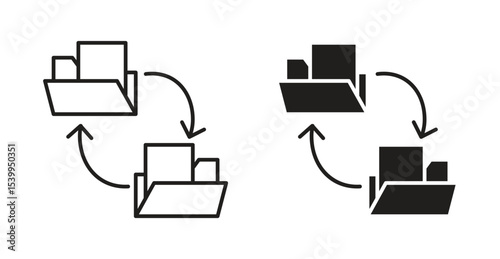 Data transfer icon