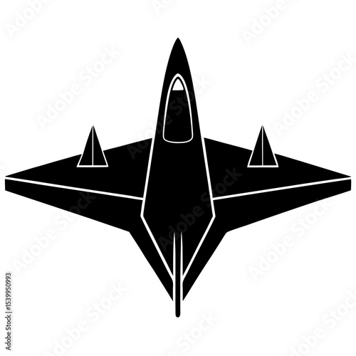 black and white star
