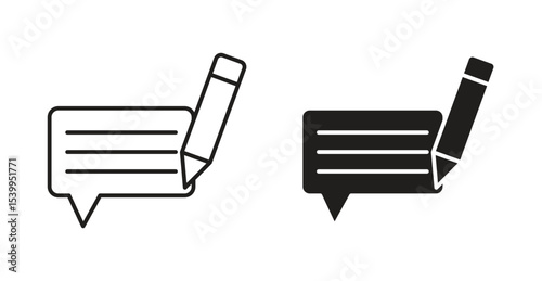 Write comment icon