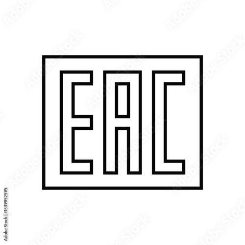 EAC MARKING VECTOR SIGN