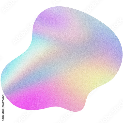 Hologram shape colorful gradient sticker background