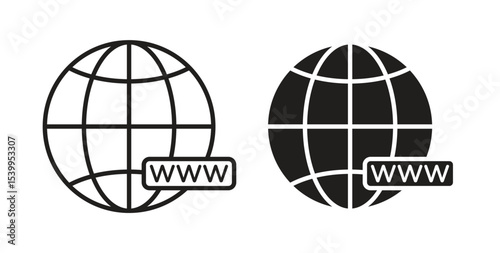 Website globe icon
